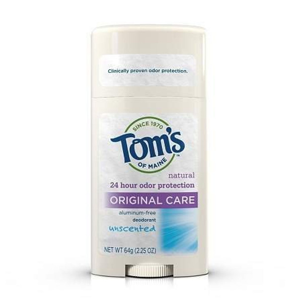 Tom's of Maine Original Care Natural Deodorant Stick Unscented