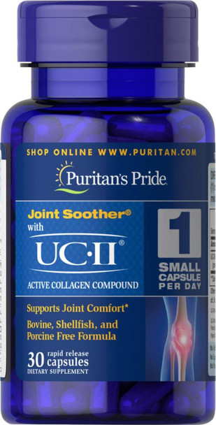 Puritans Pride Uc-ii 40 mg Undenatured Type II Collagen, 30 Count