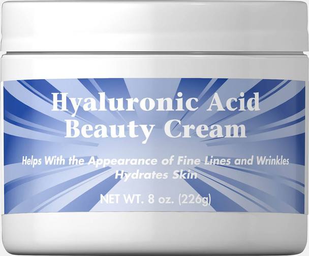 Puritan's Pride Hyaluronic Acid Cream-8 oz Cream