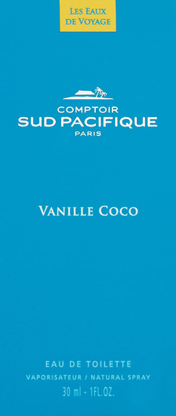 Comptoir Sud Pacifique Vanille Coco Eau de Toilette Spray, 1 Fl Oz