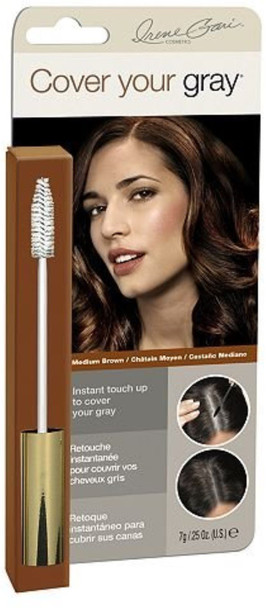 Cover Your Gray Brush In Medium Brown, 0.25 oz (Pack of 4)