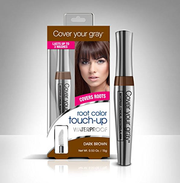 Cover Your Roots Waterproof Gray Coverage Variety Pack - 3 Piece Set, Dark Brown