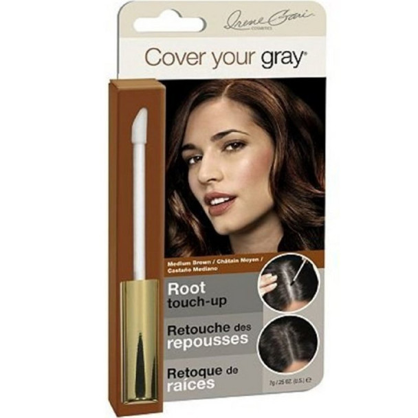 Cover Your Gray for Women Root Touch Up, Medium Brown, 0.25 oz (Pack of 4)
