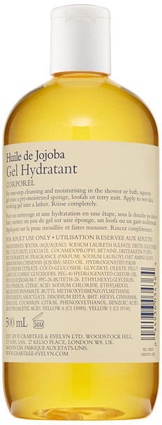 Crabtree & Evelyn Moisturising Body Wash, Jojoba Oil, 16.9 Fl Oz