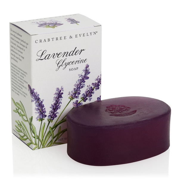 Crabtree & Evelyn Glycerine Soap, Lavender, 3.5 oz