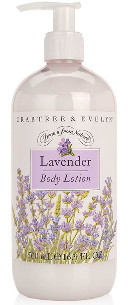 Crabtree & Evelyn Body Lotion, Lavender, 16.9 Fl Oz