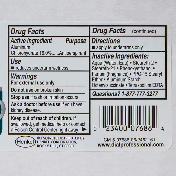 Lagasse Antiperspirant Deodorant Roll-On Dial Scented 1.5 oz