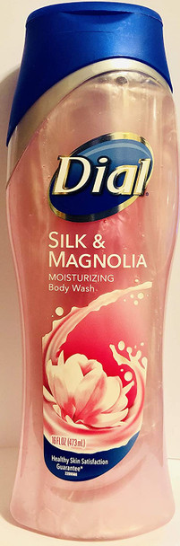 Dial Moisturizing Body Wash - Silk & Magnolia - Net Wt. 16 FL OZ (473 mL) Per Bottle - Pack of 2 Bottles