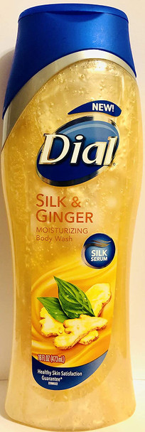 Dial Moisturizing Body Wash - Silk & Ginger - Net Wt. 16 FL OZ (473 mL) Per Bottle - Pack of 2 Bottles