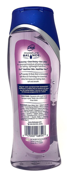 Dial Lavender Oil Nourishing Body Wash, 16 oz (Pack of 2)