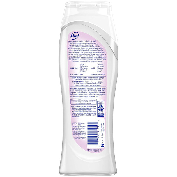 Dial Clean + Gentle Body Wash, Waterlily, 16 fl oz (Pack of 6) Dial Clean + Gentle Body Wash, Waterlily, 16 fl oz (Pack of 6)