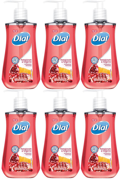 DIA02795 - Dial Pomegranate Antibacterial Hand Soap - 6 Pack