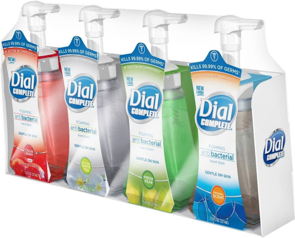 Dial Complete Foaming Anti-Bacterial Hand Wash Variety 4-Pack - 7.5 Oz Each