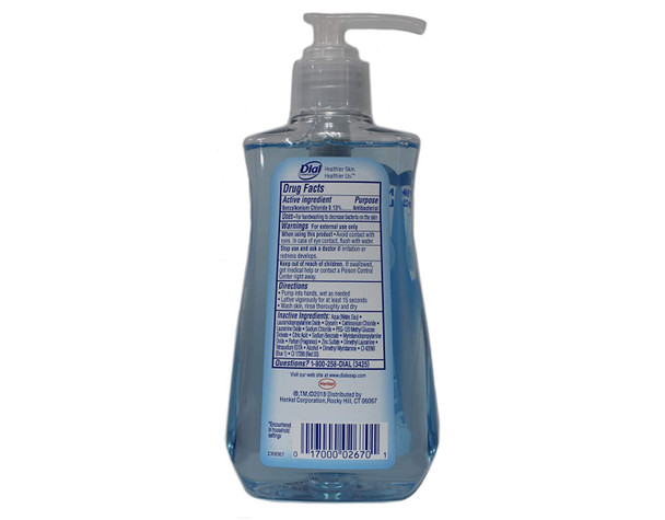 Antibacterial Liquid Hand Soap, Spring Water, 7.5 oz Bottle, 12/Carton