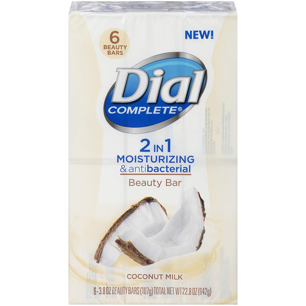 Dial Complete 2in1 Coconut Milk Bar Soap - 6 ct. Dial Complete 2in1 Coconut Milk Bar Soap - 6 ct.