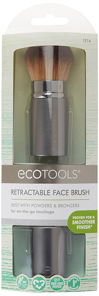 Ecotools 1214 Make-Up Brush Kabuki Retractable 2 Count (Pack of 1)