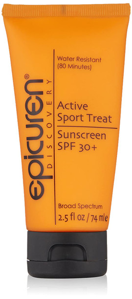 Epicuren Discovery Active Sport Treat Sunscreen SPF 30+, 2.5 oz.