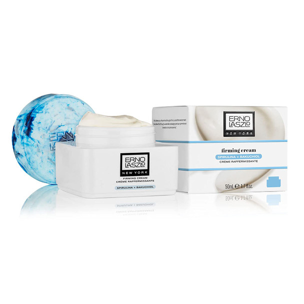 Erno Laszlo Firming Cream | Anti-Aging, Lightweight Moisturizer | Lift, Hydrate & Smooth Skin | With Retinol Alternative Bakuchiol | 1.7 Fl Oz