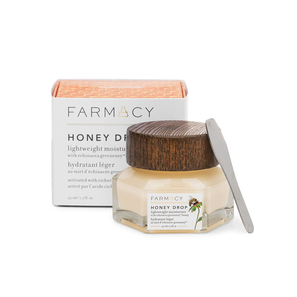 Farmacy Honey Drop Lightweight Moisturizing Cream - Natural Hydrating Face Moisturizer