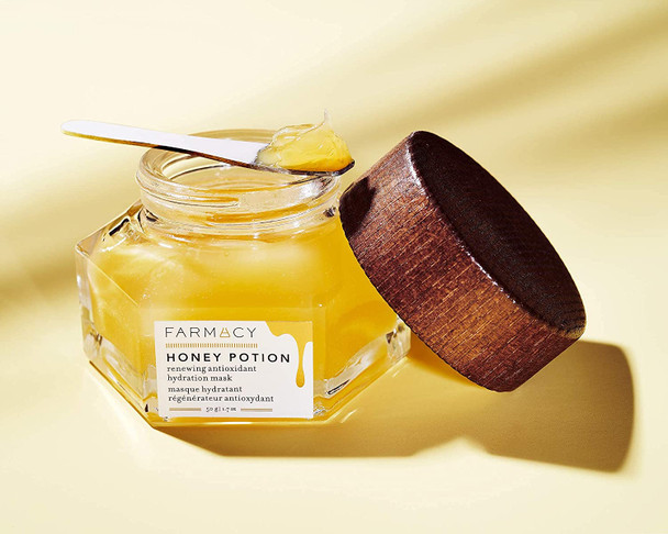 Farmacy Honey Potion Face Mask - Antioxidant Rich Hydration Mask - Natural Moisturizing Facial Mask (1.7 Oz)