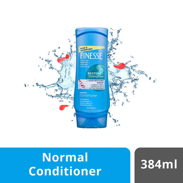 Finesse Restore + Strengthen Conditioner 13 Oz (Pack of 6)