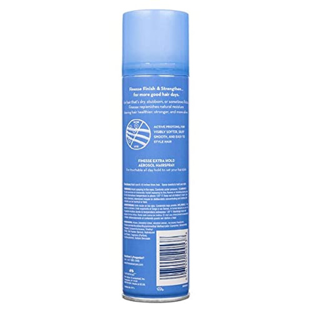 Unisex Finesse Self Adjusting Extra Hold Hair Spray Single Pack