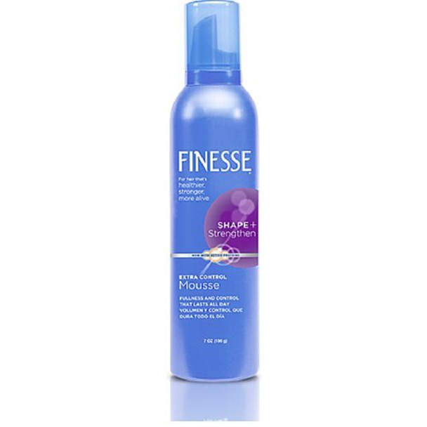 FINESSE Shape + Strenghten Extra Control Mousse, n/aa, 7 Ounce