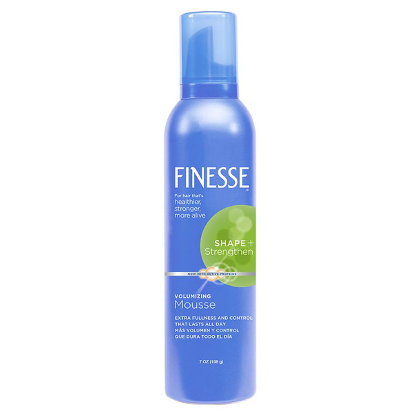 Finesse Volumizing Mousse With Active proteins Shape plus Strengthen 7 Oz(Pack of 2)