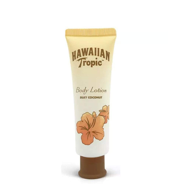 Hawaiian Tropic Body Lotion Moisturizer Coconut Fragrance Lot of 16 - Each 1 oz - 16 Oz