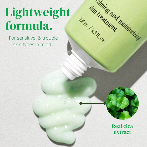 Mediheal Tea Tree Biome Blemish Cica Cream 3.3 oz 100ml Clean Beauty, Korean Skincare Cream for Dry, Sensitive, Treats Blemishes, Rashes & Irritation