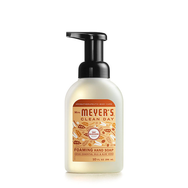 Mrs. Meyer's Clean Day Foaming Hand Soap, Oat Blossom, 10 Fl Oz (Pack of 1)