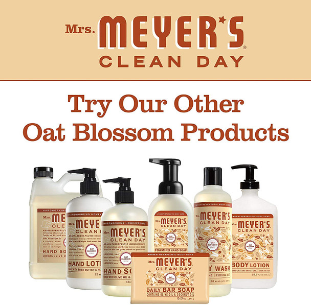 Mrs. Meyer's Clean Day Liquid Hand Soap Refill, Oat Blossom, 33 Ounce (Pack of 1)