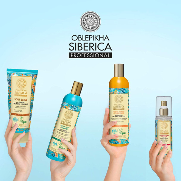 Natura Siberica Oblepikha Active Organic Sea Buckthorn Shampoo for Normal and Dry Hair 400 Ml (Natura Siberica)