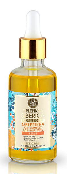 Active Organic Sea Buckthorn Oil for Hair Tips 50 Ml (Natura Siberica)