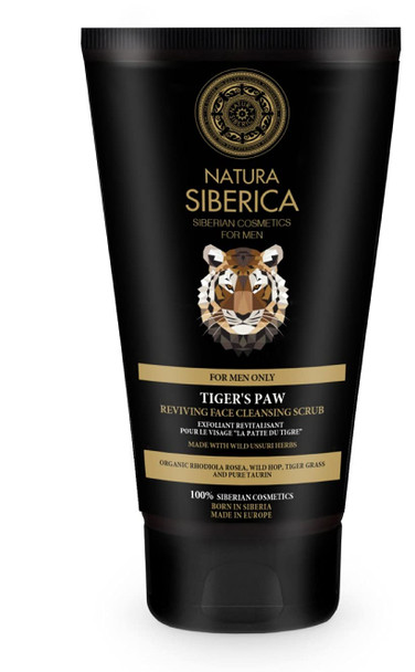 Natura Siberica For Men Only Tiger's Paw Face Cleansing Scrub 150ml