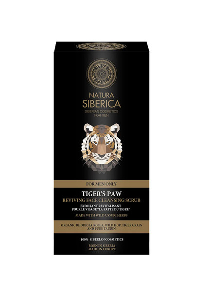 Natura Siberica For Men Only Tiger's Paw Face Cleansing Scrub 150ml