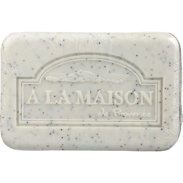 A LA MAISON Coconut Charcoal Bar Soap 8.8 oz. | 1 Pack Triple French Milled All Natural Soap | Moisturizing and Hydrating For Men, Women, Face and Body