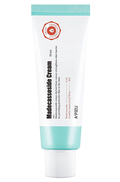 A'PIEU Madecassoside Cream Hydrating Moisturizer 1.69 fl oz + Glycolic Acid Cream 1.69 fl oz Facial Exfoliating Peeling Gel
