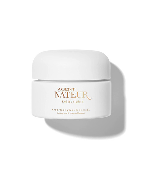 Agent Nateur - h o l i ( b r i g h t ) Natural Resurfacing Glass Face Mask | Vegan, Non-Toxic, Clean Haircare (1 fl oz | 30 mL)