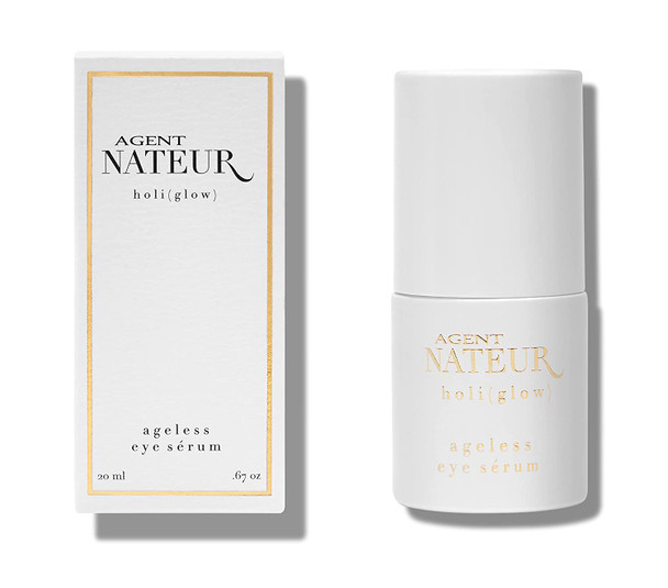 Agent Nateur - holi (glow) Natural Ageless Eye Serum | Luxury, Non-Toxic, Clean Skincare (.65 oz | 18 ml)