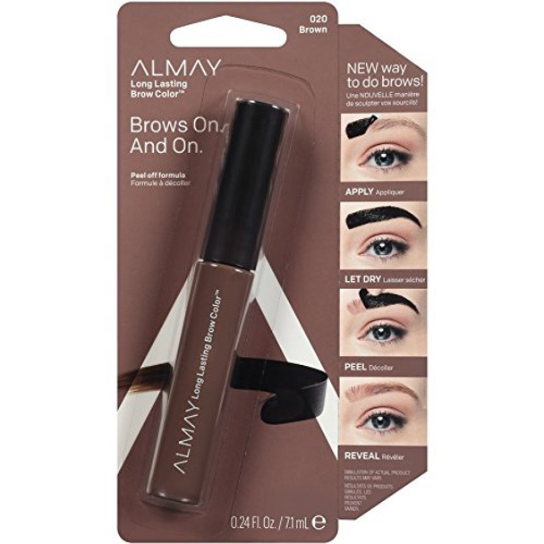 Almay Long Lasting Eyebrow Color, Brown, 0.24fl. oz. brow stain