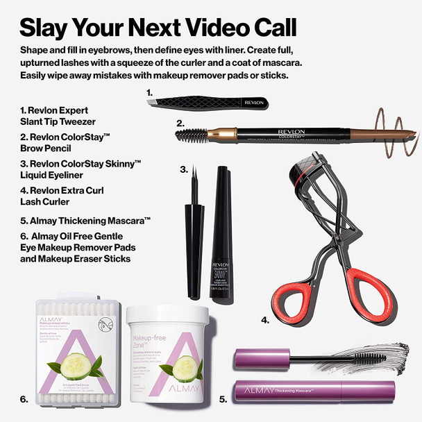 Mascara by Almay, Thickening, Volume & Length Eye Makeup with Aloe and Vitamin B5, Hypoallergenic, Fragrance Free, Ophthalmologist Tested, 401 Blackest Black