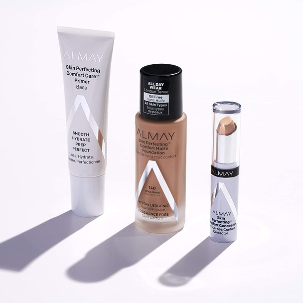 Almay Skin Perfecting Comfort Concealer, Hypoallergenic, Cruelty Free, -Fragrance Free, Dermatologist Tested, Dark