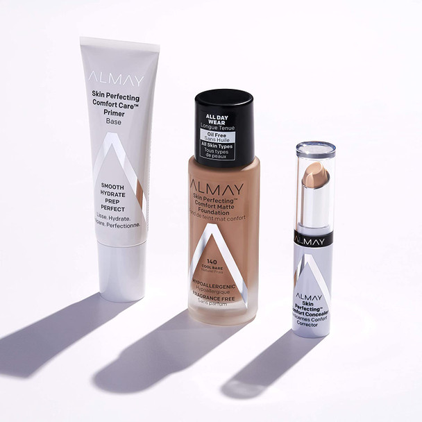 Almay Skin Perfecting Comfort Concealer, Hypoallergenic, Cruelty Free, -Fragrance Free, Dermatologist Tested, Deep