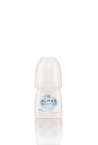 Almay Roll-On Antiperspirant & Deodorant, Fragrance Free 1.7 oz Pack of 2