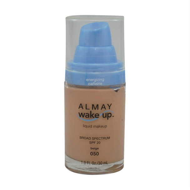 Almay Wake-Up Liquid Makeup, Beige-050, 1.0 Fluid Ounce (2 Pack)