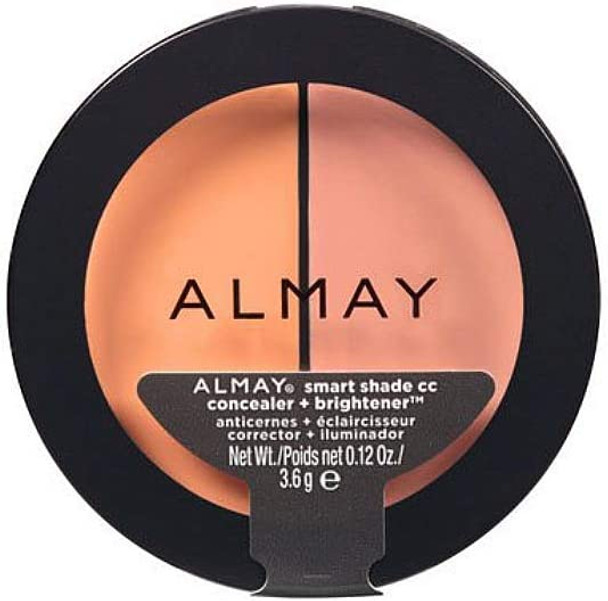 2 Pack- Almay Smart Shade Cc Concealer + Brightener #200 Light/Medium