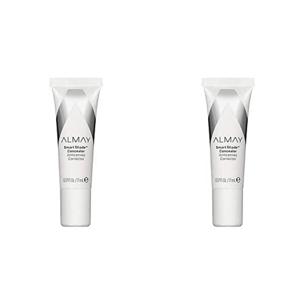 Almay Smart Shade Concealer, Hypoallergenic, Cruelty Free, Oil Free, -Fragrance Free, Dermatologist Tested (Pack of 2)