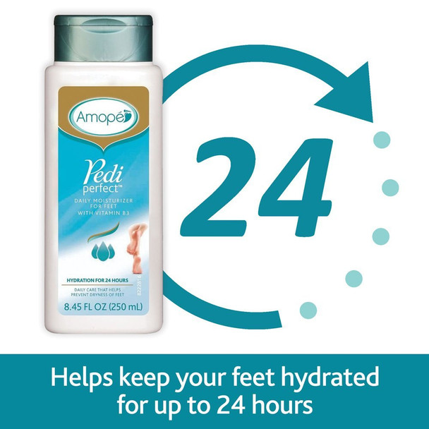 Amope Pedi Perfect Daily Moisturizer, 8.45 fl. Oz. (Pack of 3)