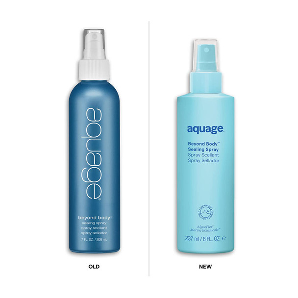 AQUAGE Beyond Body Sealing Spray, Medium Hold, Non-Aerosol Heat-Activated Spray that Guards Against Frizz and Flyaways, Adds Body and Shine for Smooth Healthy Hair, 8 oz.